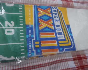 Super Bowl Paper Table Cloth XXX111-Still Sealed New