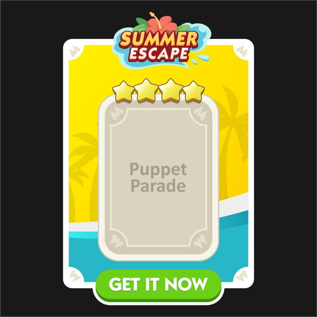 Axt Sticker Puppet Parade Sticker | Monopoly_go_4_star_stickers | INSTANT DELIVERY ...