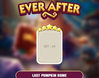 Last Pumpkin Home Set 16 - Monopoly_Go 5 Sterne Sticker - EVER AFTER Album Season - Sofort Lieferung