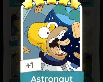 Astronaut Sticker - Monopoly_Go 5 Star Stickers - New Album Season - Instant Delivery