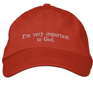 Real Housewives &quot;Important to God&quot; Baseball Hat RHOSLC Lisa Barlow