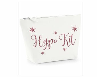 Canvas Hypo Kit bag, for your own Diabetic emergency supplies, lifesaving diabetic kit pouch