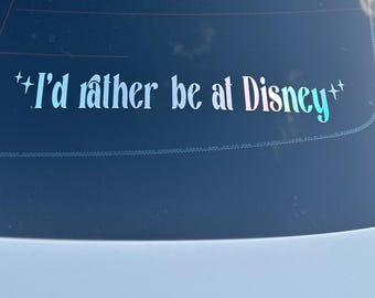 Soyez plutôt chez Dis.Ney Sticker | Sticker voiture magique