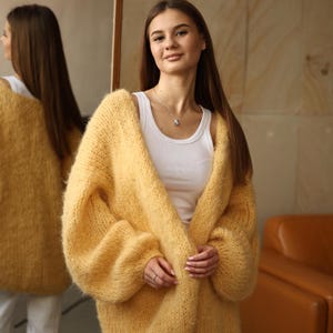 Handknitted Cardigan Oversized Sweater Comfy Oversizе Birthday Gift Knitted Accessories Unique Gift Oversized Knit Jacket Cozy Fashion Piece