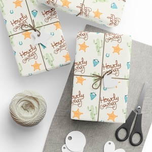 Carta da regalo per baby shower da cowboy - Carta da regalo premium per baby shower, regalo per neonato, carta da regalo western unica, carta da regalo da cowboy