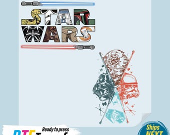 Star Wars Galaxy's Edge DTF Transfer: Disneyland Heat Press Print