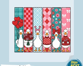 Love Goose Valentine's Day DTF Transfer, Preppy Print