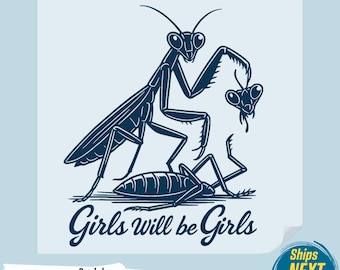 Girls Will Be Girls - Cross Stitch Pattern - PDF ONLY - Praying
