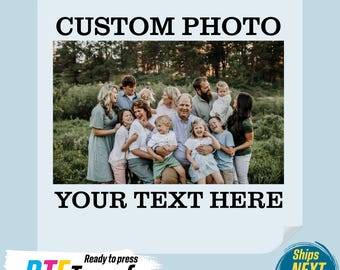 Custom Photo DTF Transfer: Ready to Print Heat Transfer