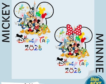Custom Disney Trip 2026 Dtf Transfer, Disneyland DTF, Personalized Disney Family Vacation 2026 Ready To Press, DTF Gang Sheet, Heat Transfer