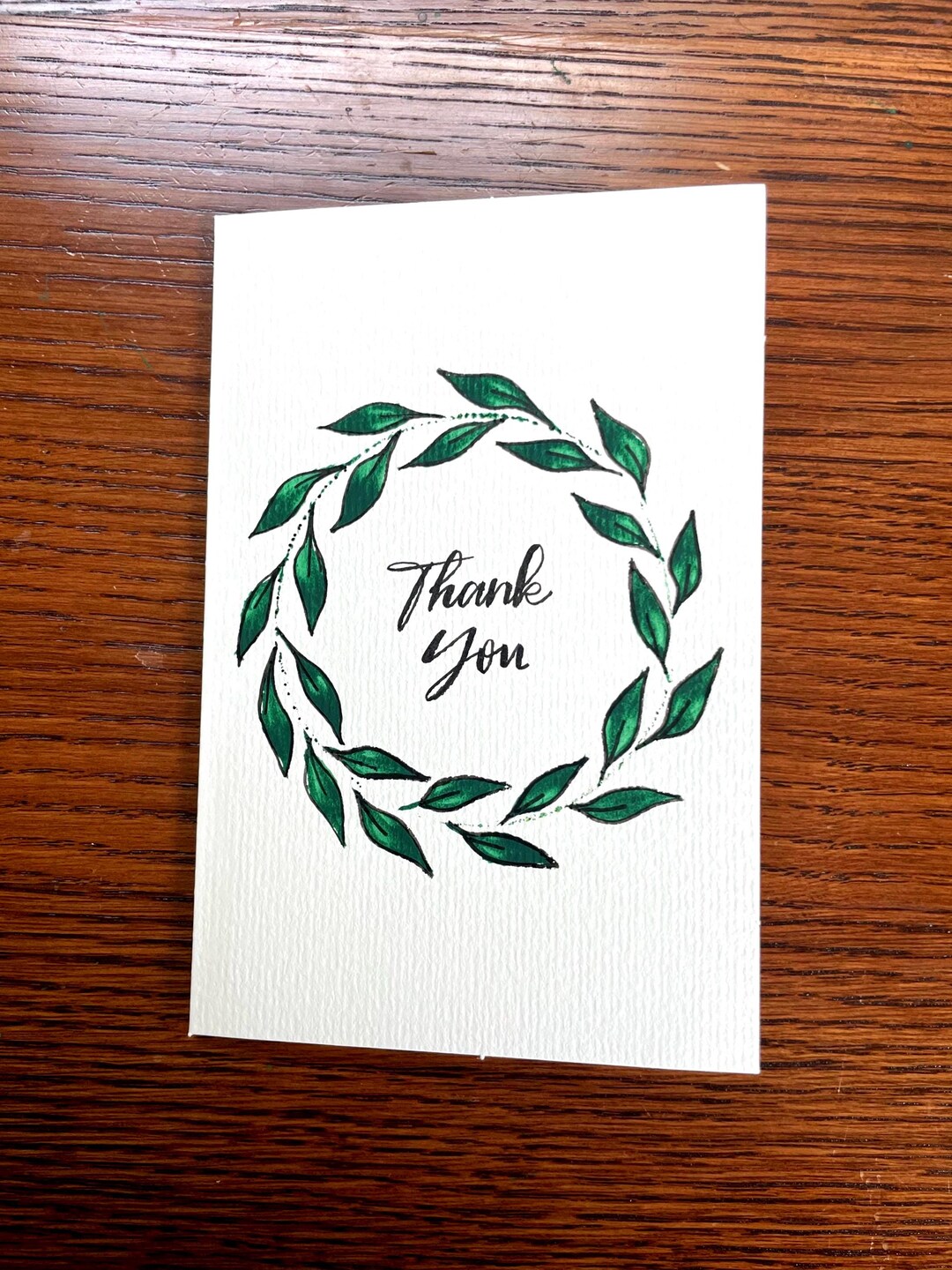 Set of 10 Hand Painted Watercolor Greeting Cards- Folded 4x6 Cards With ...