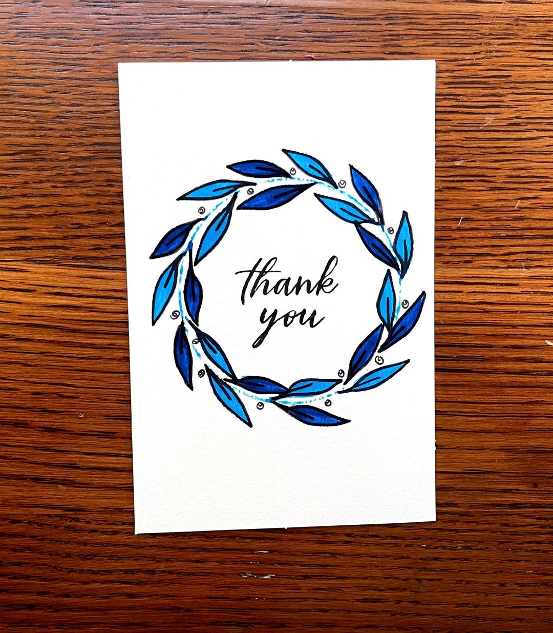Set of 10 Hand Painted Watercolor Greeting Cards – Folded 4x6 Cards ...