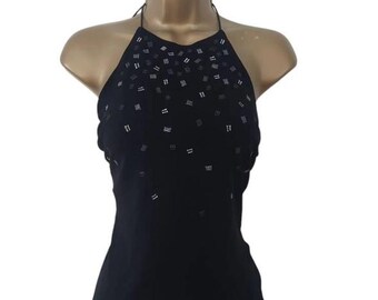 Top vintage con scollo all'americana 10