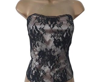 Bay vintage lace corset top 14