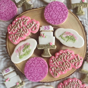 Happy Birthday Cookie Cutter Set. 3D print STL file instant download.
