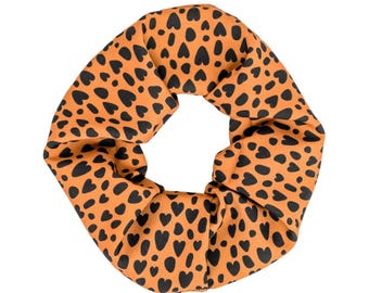 Hearts - Scrunchie, Crepe de Chine Silk