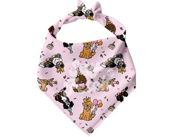 Birthday Pups - Pet Bandana, Tie On, Party, Dog Accessory