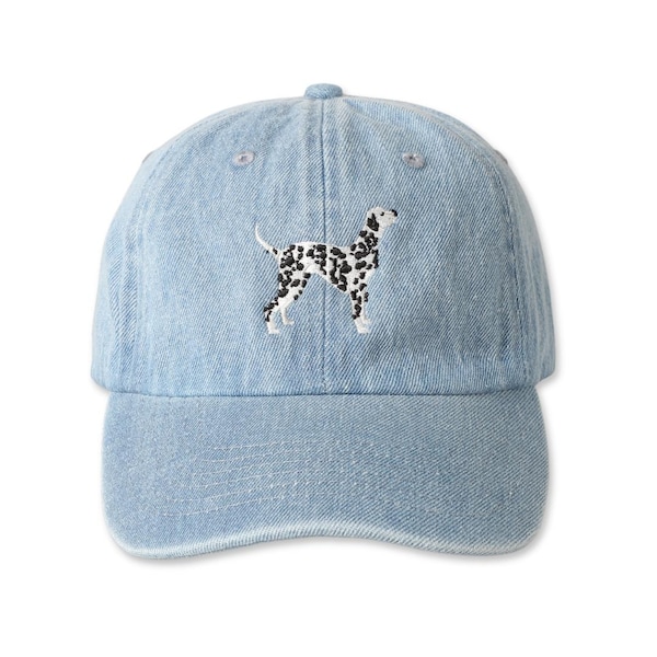 Dalmatiner Hund Bestickte Denim Baseballkappe