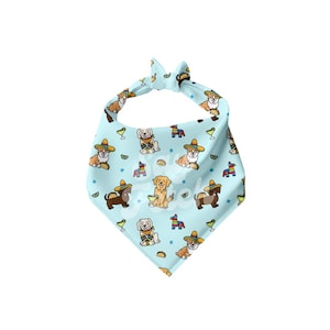 Fiesta Pups - bandana, stropdas, taco&#39;s, margarita&#39;s, sombrero&#39;s