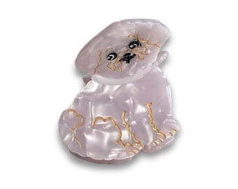 Bichon Frisé Hair Claw Clip