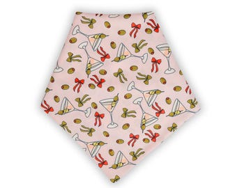 Martini - Pet Bandana, Tie On, Olive, Cocktail, Dog Accessory