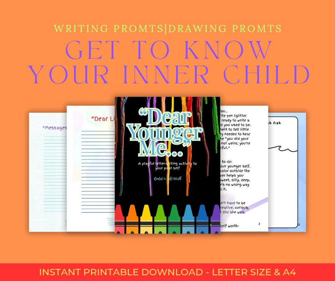 Inner Child Healing Journal Printable | Guided Prompts PDF | Self Care ...