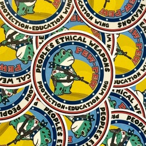 People’s Ethical Weapons Protection + Education Wing - Vinyl Sticker