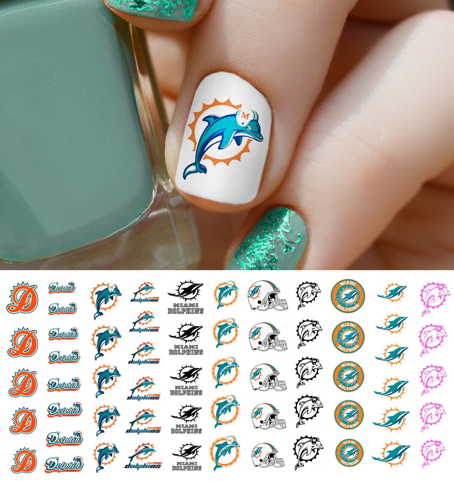 Dallas Cowboys Nail Decals - Etsy