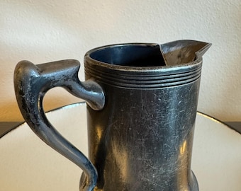 Antique Taunton Silver Co. Triple Plate Pitcher – Model 3118 – 3" Tall, American Silverplate