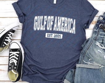 Gulf of America PNG, Gulf of Mexico PNG, Gulf of America, Gulf of America Design, Gulf of America Shirt Design