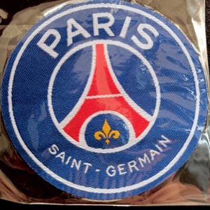 PSG Paris Embroidery, shield, logo,   Iron on - patch badge flocage