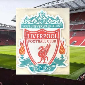 LIVERPOOL FC Patch, Aufnäher Abzeichen YNMA, Aufbügler, Schild, Logo, zum Aufbügeln