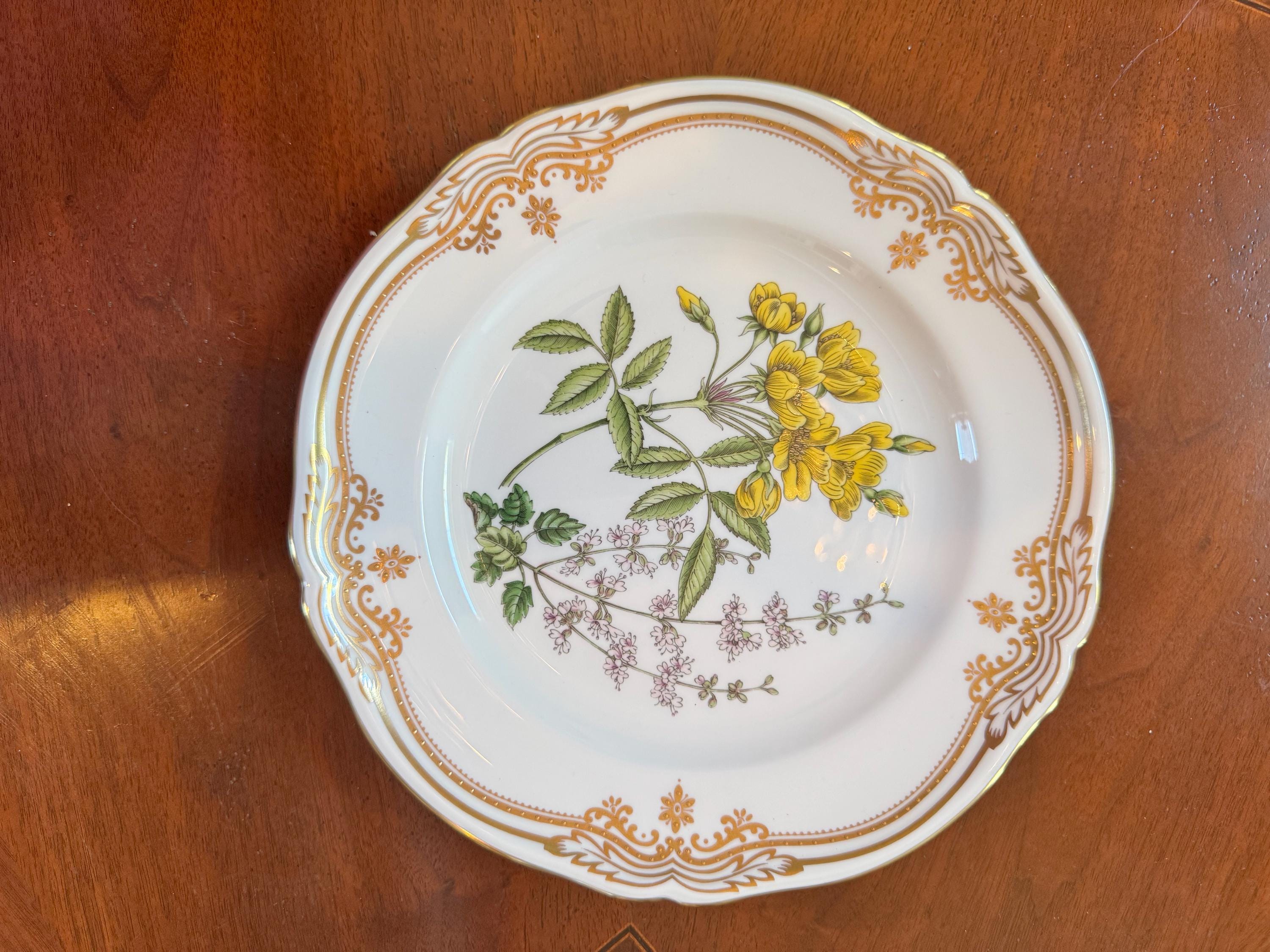 Spode Stafford Flowers Luncheon Plates - Etsy