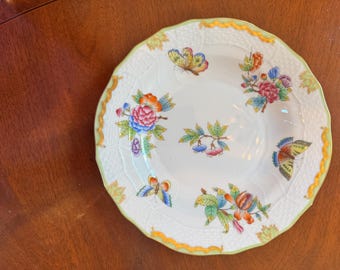 Herend Queen Victoria Coffee Cup and Saucer 711: Handpainted