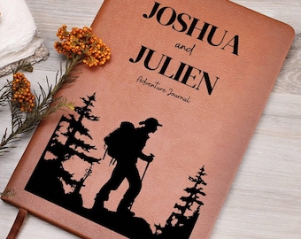 Personalized Travel Journal, Adventure Journal, Traveling Journal, Camping Journal, Camper Notebook, Camping Gift, Trip Planner, RV Gift