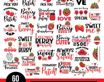 Strawberry Svg - Strawberry Png - Strawberry Clipart - Strawberry Svg Bundle - Strawberry Vector - Strawberry Cricut - Strawberry Cut File