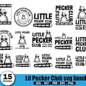 Little Pecker Club Svg File, Funny & Cheeky Design, Adult Humor, Lil Pecker Svg, Little Pecker Club Shirt, Men Sarcastic Png, Sublimation.