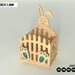 Easter Bunny Wooden Crate Laser Cut File Easter Basket Svg Laser File ...