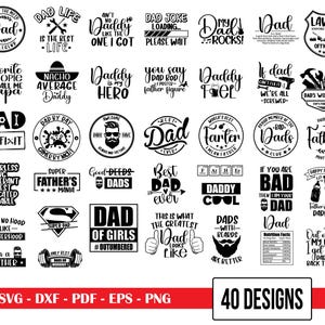 Vaderdag citaten SVG-bundel, opa SVG, beste vader ooitSVG voor Cricut en silhouetontwerpen, sublimatieontwerpen, lasergegraveerde bestanden