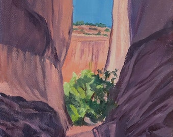 Utah Redrock Slot Canyon