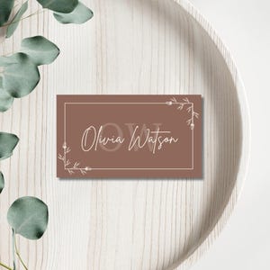 Modelo de cartão de visita profissional | Design elegante | Cartão de fidelidade | Estilo minimalista | Cartão de desconto | Personalizável