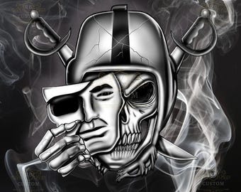 Raiders Nation Tumbler Wrap: Name PNG, T-Shirt Design (Digitaler Download)
