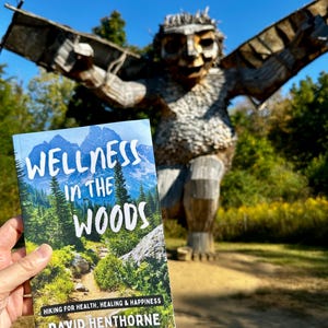 Signed Copy of Book &quot;Wellness in the Woods: Hiking for Health and Happiness&quot; Signed Hiking Book Outdoor Wellness Gift for Nature Lovers