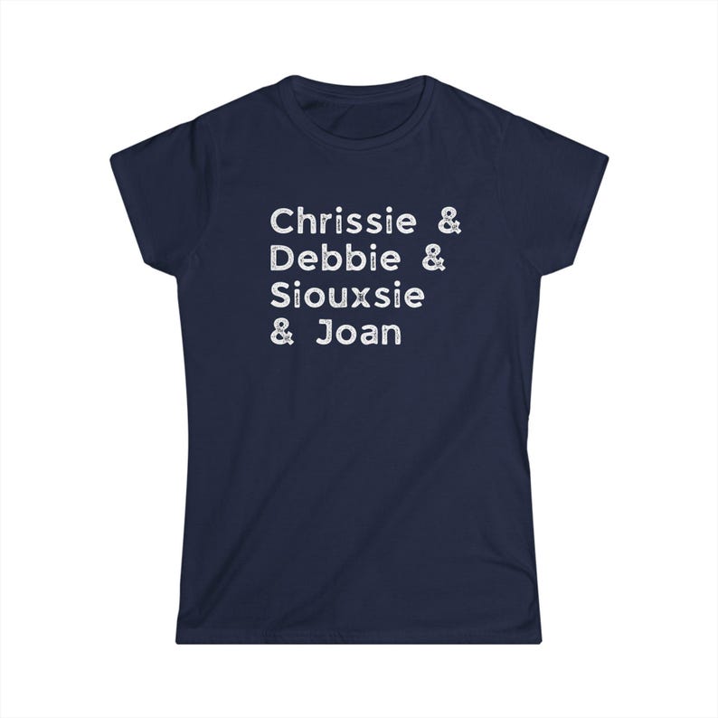 Dames punkrock-T-shirt: rock-'n-roll-T-shirt, dames uit de jaren 80, New Wave-concertshirt, Distressed Vintage Top, cadeau muziekliefhebber, rocker-T-shirt afbeelding 9
