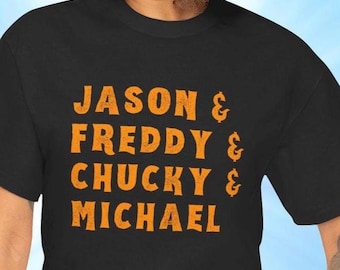 Halloween T-Shirt: Horror Movie Shirt, Gift for Horror Fan, Scary Movie Tee, Spooky Season Shirt, Haunted House Tee, Trick or Treat Costume
