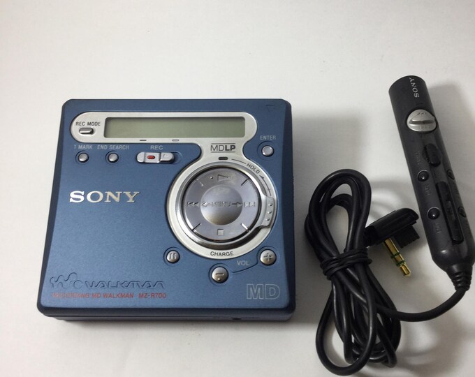 Minidisc Recorder Machine Sony Walkman Portable Minidisc Recorder MZ-R700 - Etsy