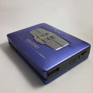 Sony Walkman WM-EX660 Blue - Vintage Portable Cassette Player