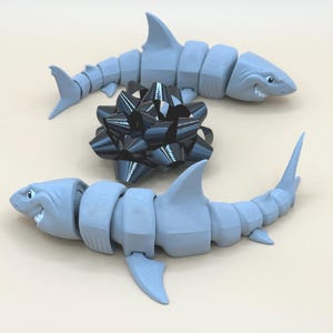 Shark, Great White – 3D Printed Articulated Ocean Predator