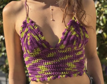 Crochet Bralette Pattern: Easy Summer Crop Top Tutorial (PDF)