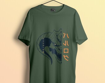 Maglietta Epic Balrog / Design estetico giapponese ispirato al Signore degli Anelli di Tolkien / Arte fantasy unica per i fan